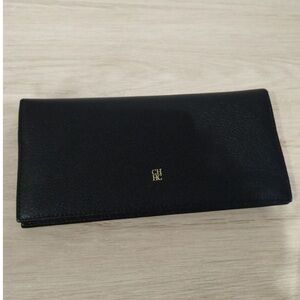 Carolina Herrera new Black Leather Women's wallet